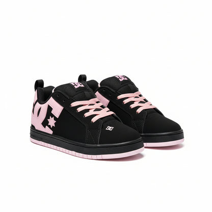PINK AND BLACK SHOES