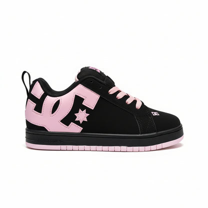 PINK AND BLACK SHOES