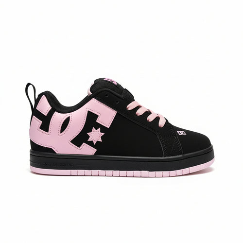 PINK AND BLACK SHOES